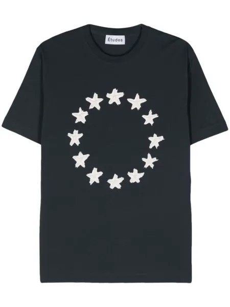 Etudes футболка The Wonder Painted Stars, синий