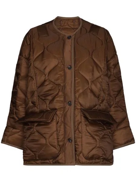 Frankie Shop Teddy oversized quilted jacket