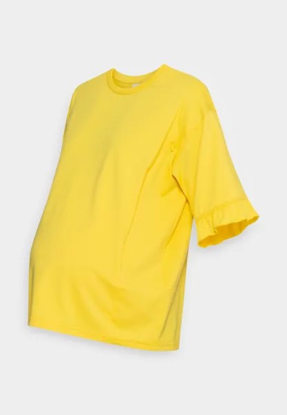 Базовая футболка MAMALICIOUS, желтый