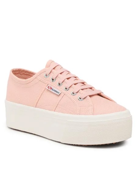 Кроссовки из ткани Superga, розовый