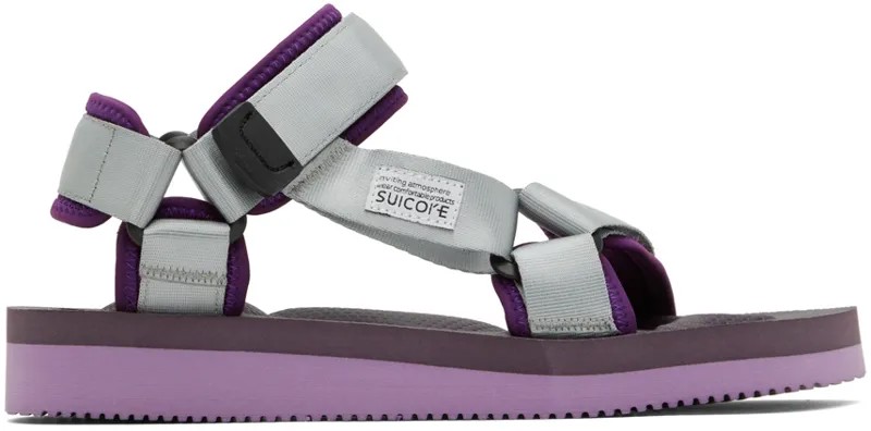 Фиолетовые сандалии DEPA-V2 Suicoke