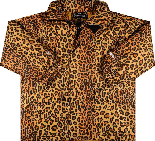 Парка Supreme GORE-TEX 700-Fill Down Parka 'Leopard', коричневый