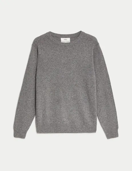 Джемпер из очень тонкой овечьей шерсти с круглым вырезом Marks & Spencer