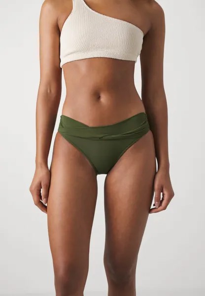 Низ бикини Collective Twist Band Hipster Seafolly, цвет olive