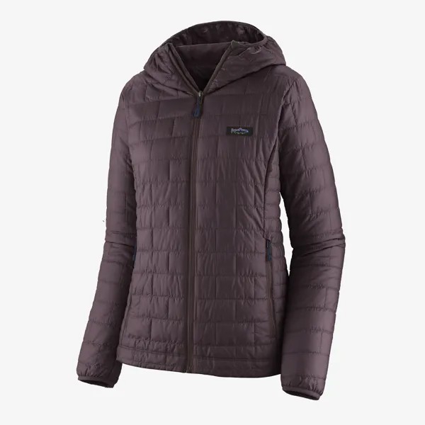 Женская толстовка Nano Puff Fitz Roy Trout Patagonia, цвет Obsidian Plum