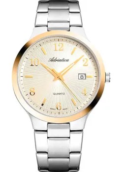 Швейцарские наручные  мужские часы Adriatica 1006.2151Q. Коллекция Aviation