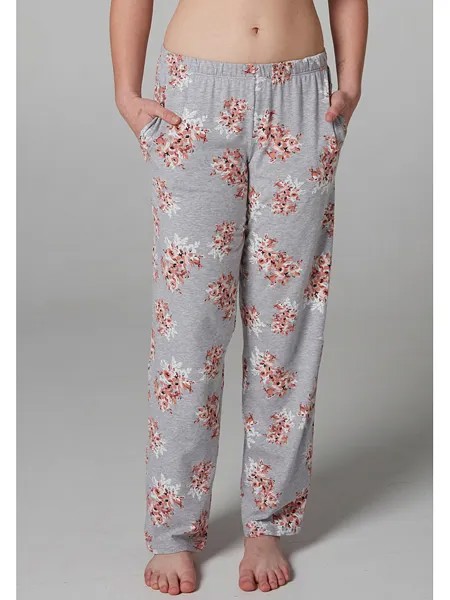 Пижамные брюки Skiny, цвет Grau/ Rosa