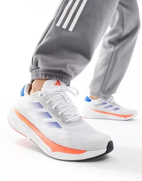 Бело-синие кроссовки adidas Running Supernova Stride adidas performance