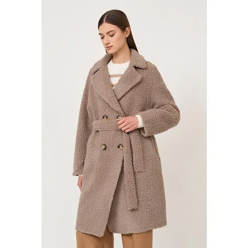 Пальто Baon, размер M, коричневый, серый