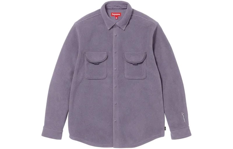 Рубашка Supreme Polartec, лиловый