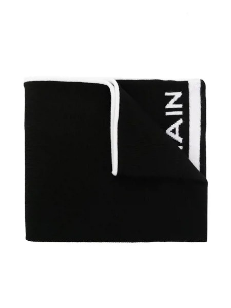 Balmain Kids шарф с логотипом