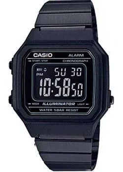 Японские наручные  мужские часы Casio B650WB-1B. Коллекция Vintage