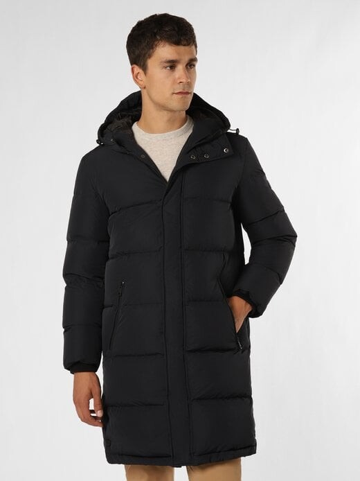 Пуховое пальто Finshley & Harding London, синий