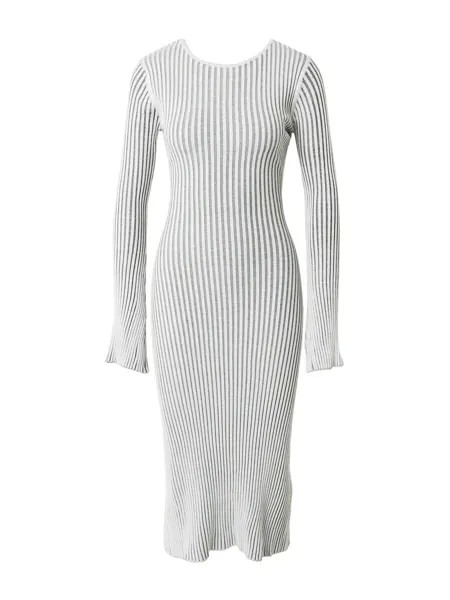 Вязаное платье Gina Tricot EBBA, цвет Anthracite/Light Grey