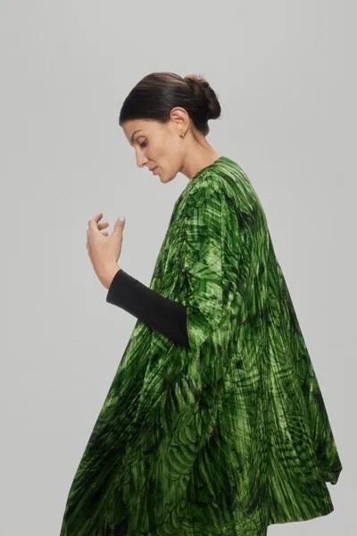 Бархатная накидка Pedro del Hierro, зеленый