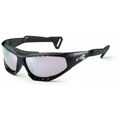 Солнцезащитные очки LiP Sunglasses LiP Surge / Gloss Black - Black / PC / VIVIDE™ Copper Smoke Silver Mirror, черный