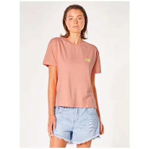 Футболка Rip Curl SUMMER RELAXED TEE, цвет 165 PEACH, размер XS