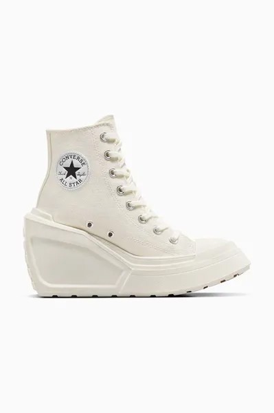 Кроссовки Chuck De Luxe на танкетке Converse, белый
