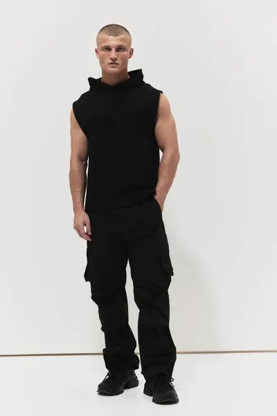 Спортивная толстовка drymove без рукавов H&M, черный