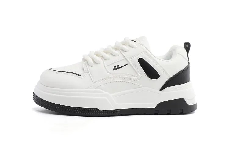 Кроссовки WARRIOR Skateboarding Shoes Unisex Low-top Black, бежевый/черный