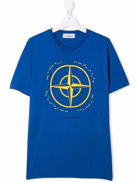 Stone Island Junior футболка с логотипом