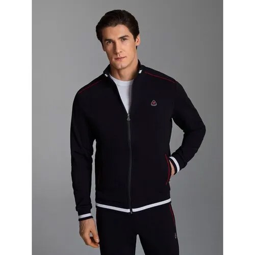 Костюм Red-n-Rock's, олимпийка, толстовка и брюки, силуэт прилегающий, карманы, размер 48, черный