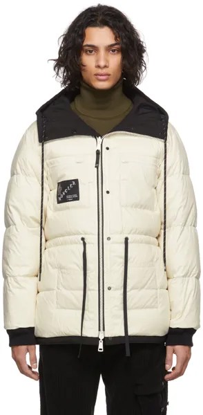 7 Moncler FRGMT Hiroshi Fujiwara Двусторонняя пуховая куртка Off-White Glostery Moncler Genius