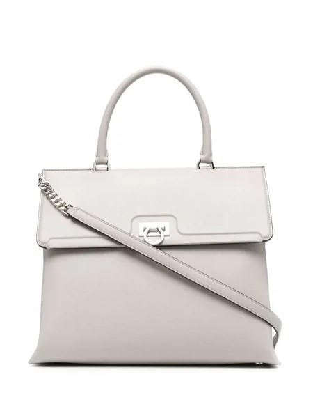 Salvatore Ferragamo сумка-тоут Trifolio среднего размера