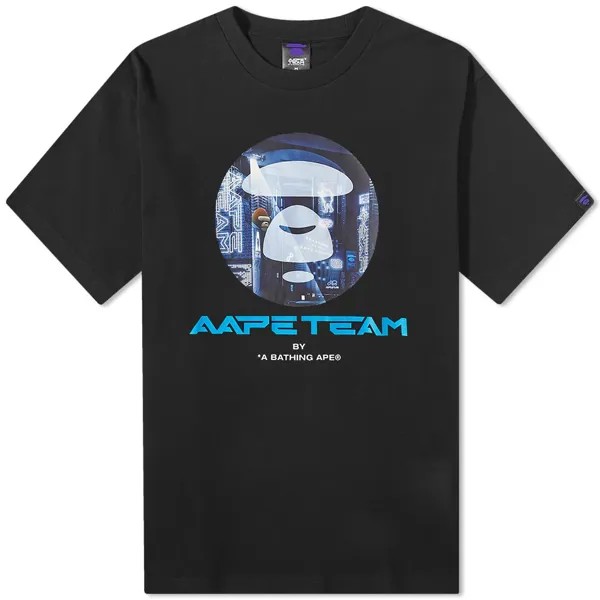 Футболка AAPE Team Moon Head Tee