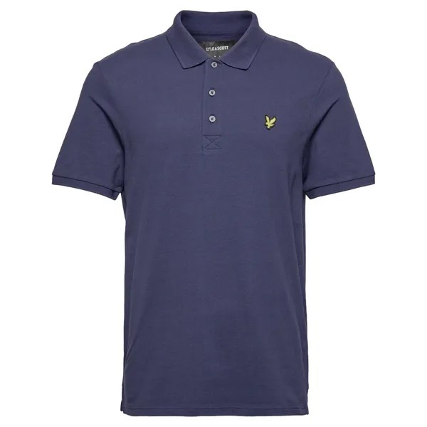 Поло с коротким рукавом Lyle & Scott Plain, синий