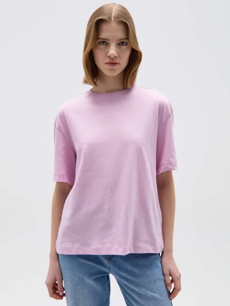 Футболка свободного кроя из био-котона Ovs, цвет light pink