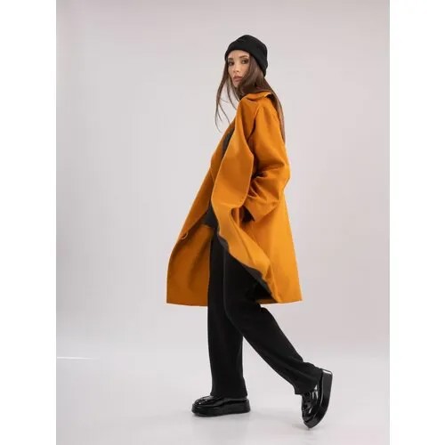 Пальто ЭНСО, размер 42/44, оранжевый