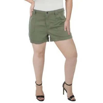 Женские зеленые короткие вязаные дневные шорты карго Seven7 16 BHFO 6706