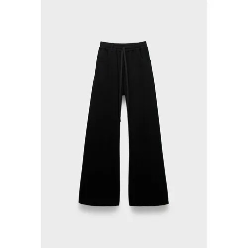 Брюки Andrea Ya'aqov cashmere pants, размер 42, чёрный