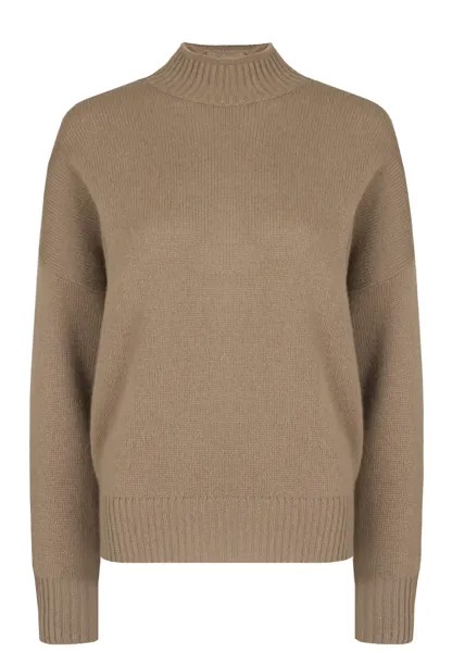 Водолазка женская ALLUDE 128796 коричневая M