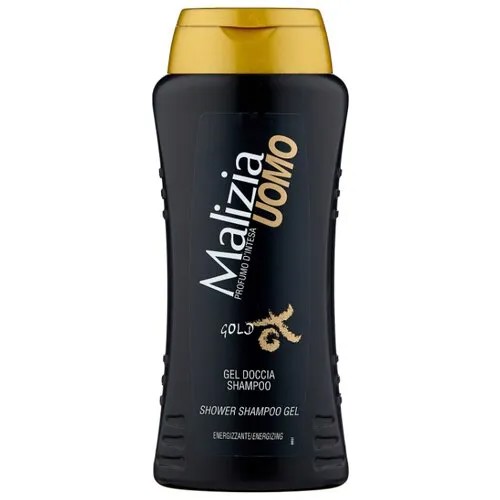 Шампунь-гель для душа Malizia UOMO Gold, 250 мл
