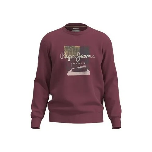 Свитшот Pepe Jeans, размер M, бордовый