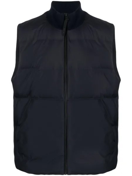 Norse Projects Pertex Shield quilted gilet, синий