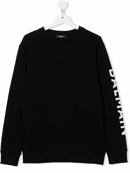 Balmain Kids толстовка с логотипом