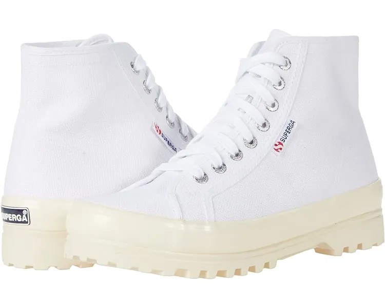 Кроссовки Superga 2341 - Alpina Shiny Gum, цвет White Shiny