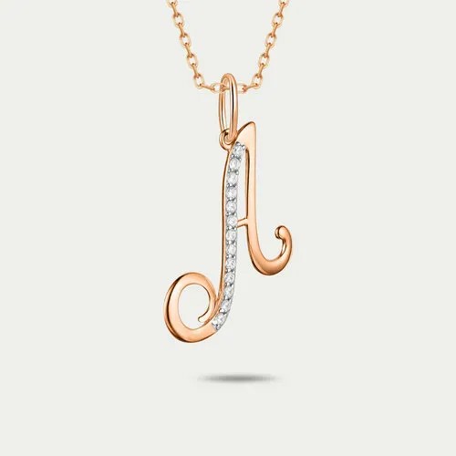 Подвеска GOLD CENTER, золото, 585 проба, фианит