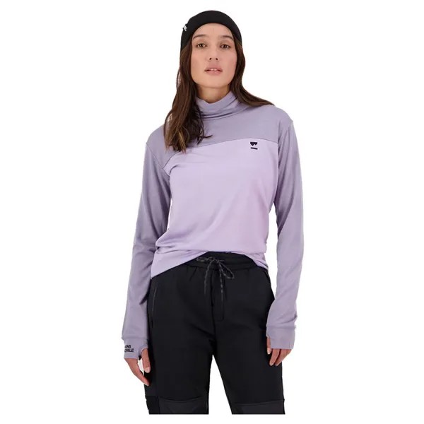 Футболка с длинным рукавом Mons Royale Yotei High Neck, фиолетовый