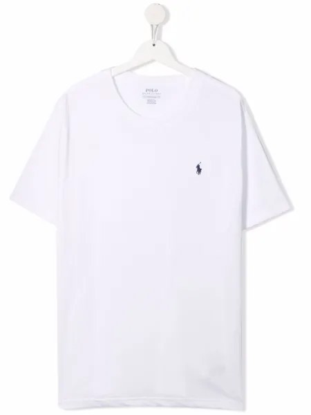Ralph Lauren Kids футболка с вышивкой Polo Pony