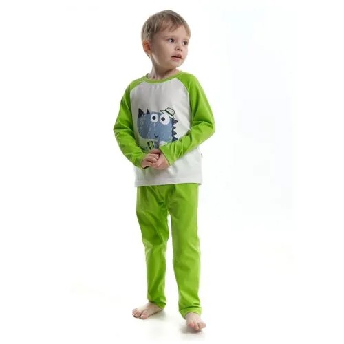 Пижама Mini Maxi, размер 98, зеленый