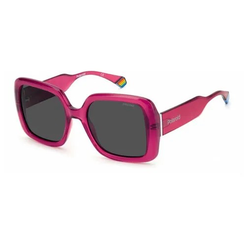 Солнцезащитные очки Polaroid Polaroid PLD 6168/S 8CQ M9 PLD 6168/S 8CQ M9, розовый