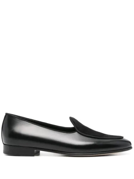 Edhen Milano кожаные лоферы, черный