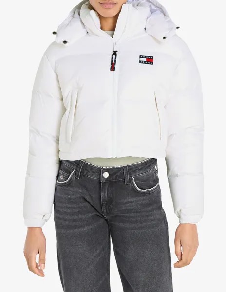 Укороченная куртка-пуховик Alaska Tommy Jeans, белый