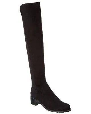 Stuart Weitzman Reserve Замшевые женские ботинки черные 4,5