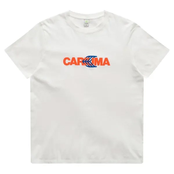 Футболка CARIUMA Duo Logo Off-White/Orange/Navy 2023