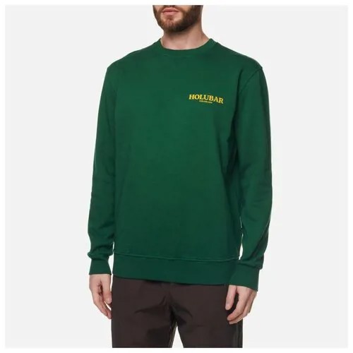 Мужская толстовка Holubar Classic Crew Neck зелёный, Размер XL